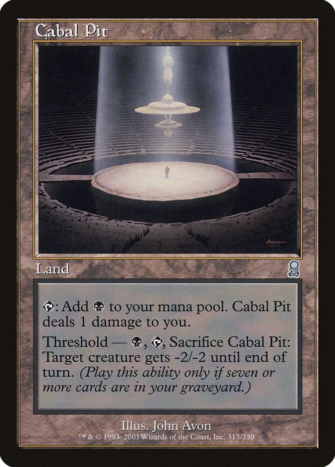 Cabal Pit 315 card from Odyssey