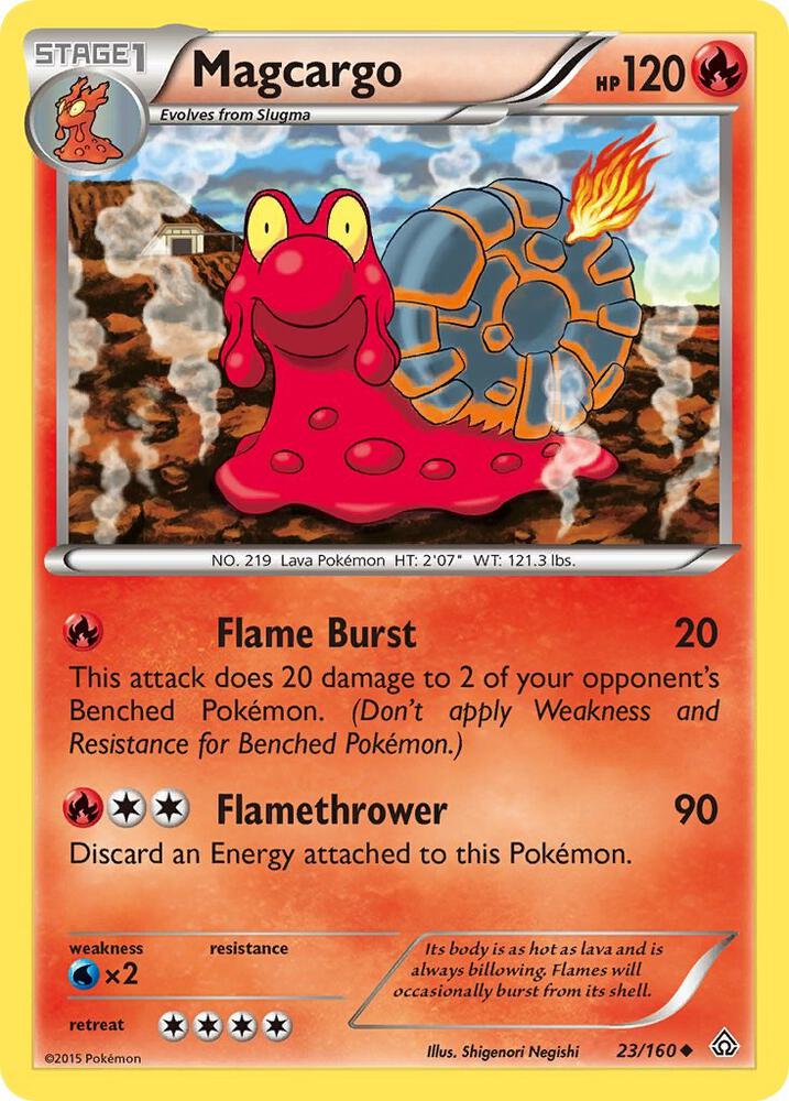 Magcargo 23/160 card from XY - Primal Clash