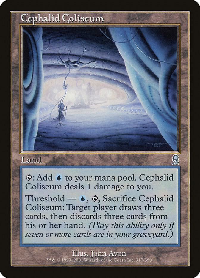Cephalid Coliseum 317 card from Odyssey