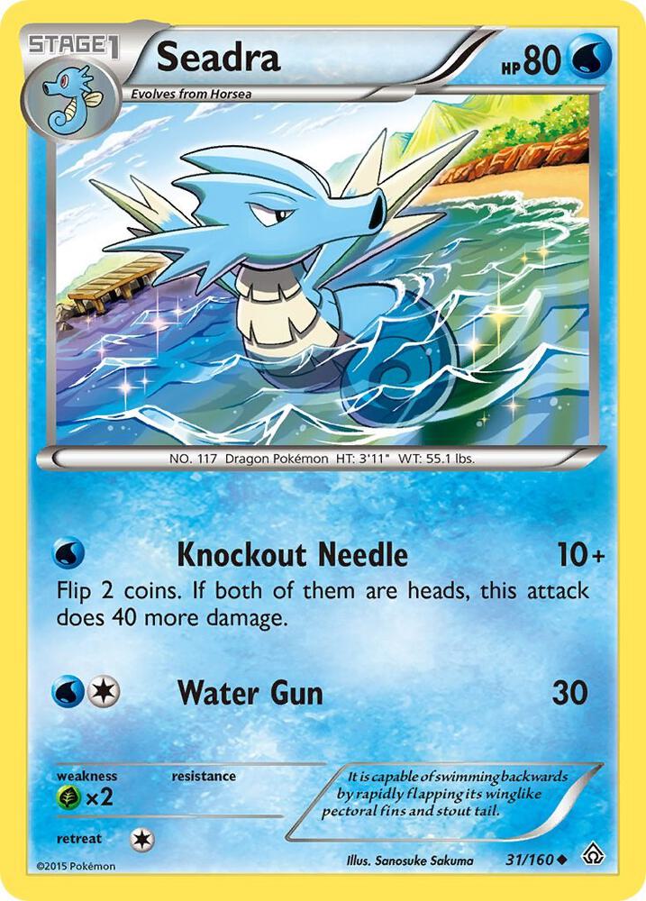 Seadra 31/160 card from XY - Primal Clash