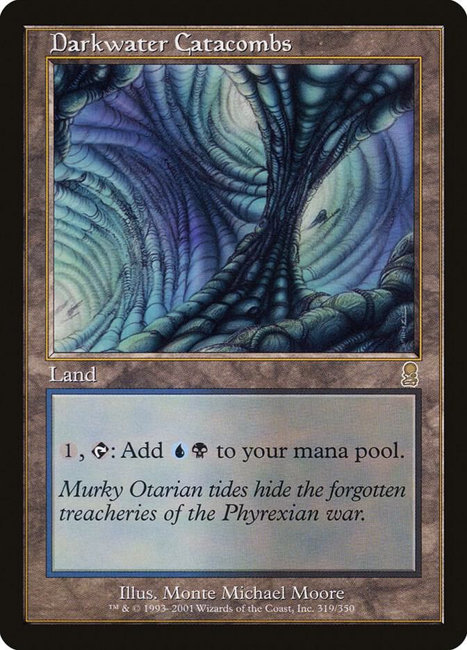 Darkwater Catacombs 319 card from Odyssey