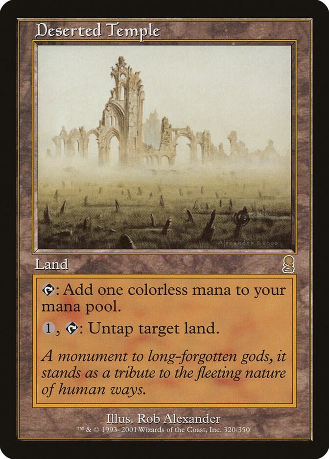 Deserted Temple 320 card from Odyssey