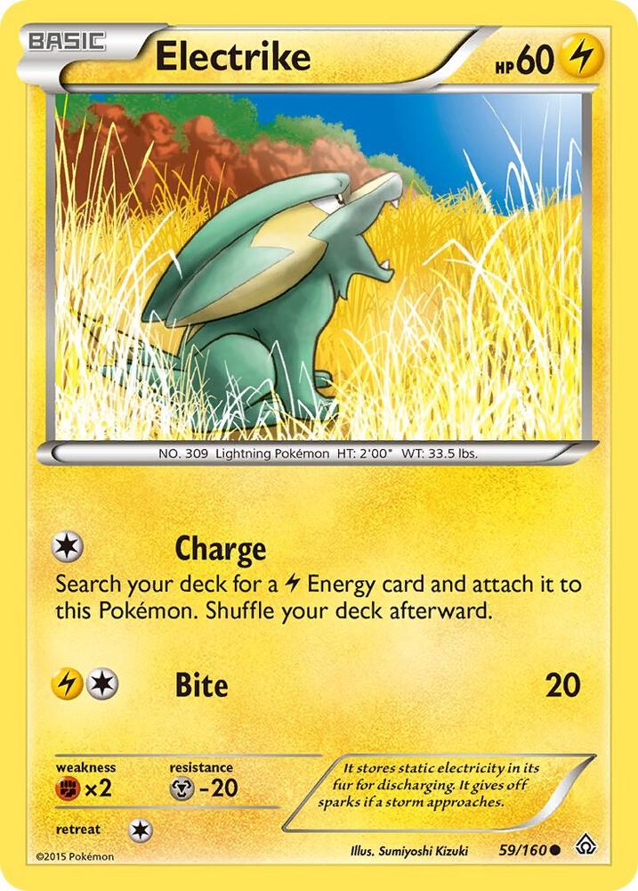 Electrike 59/160 card from XY - Primal Clash