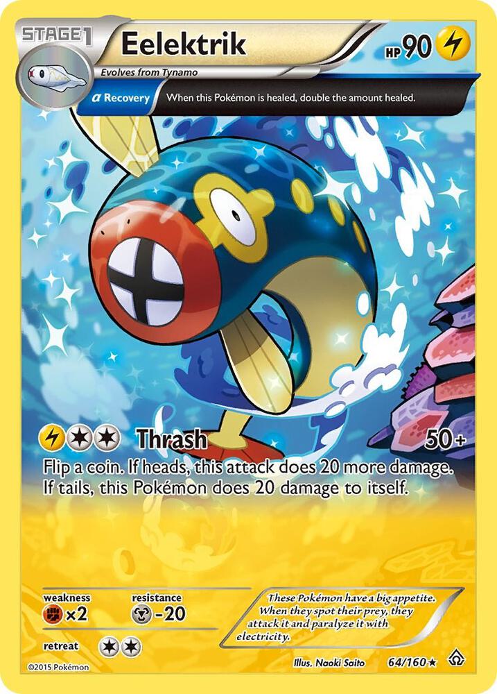 Eelektrik (Alpha) 64/160 card from XY - Primal Clash