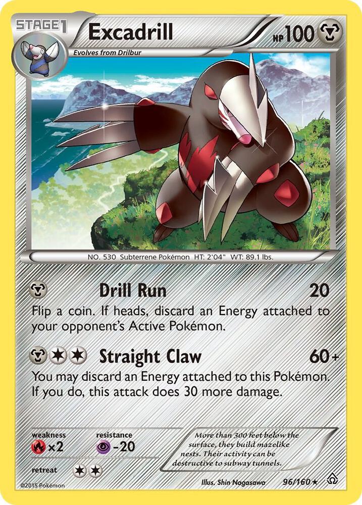 Excadrill 96/160 card from XY - Primal Clash