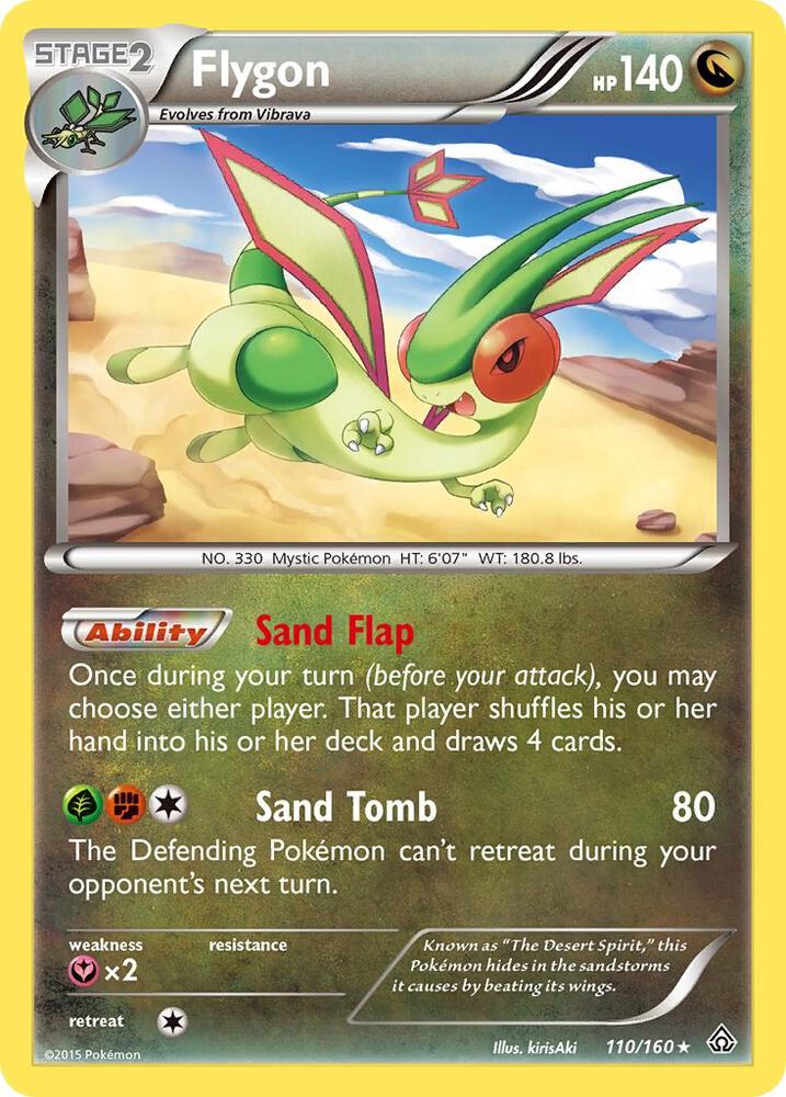 Flygon 110/160 card from XY - Primal Clash