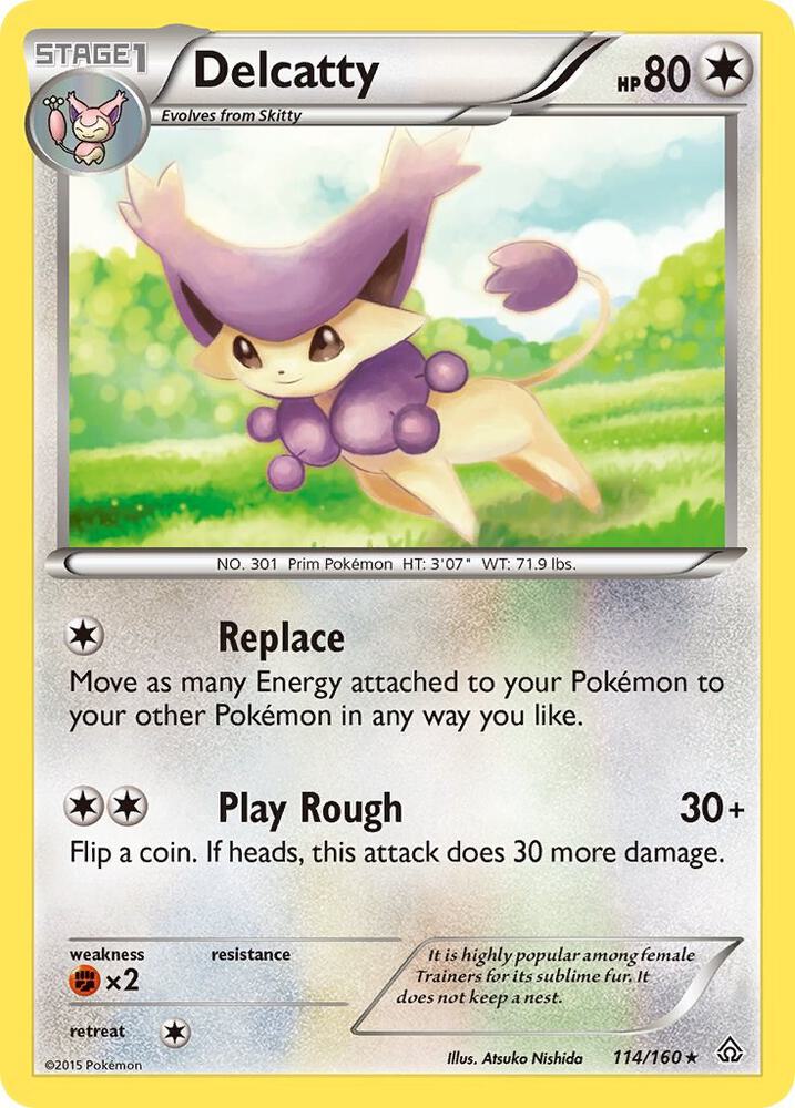 Delcatty 114/160 card from XY - Primal Clash