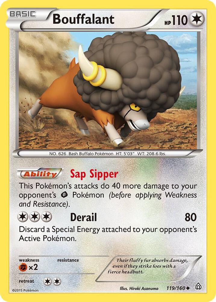 Bouffalant 119/160 card from XY - Primal Clash