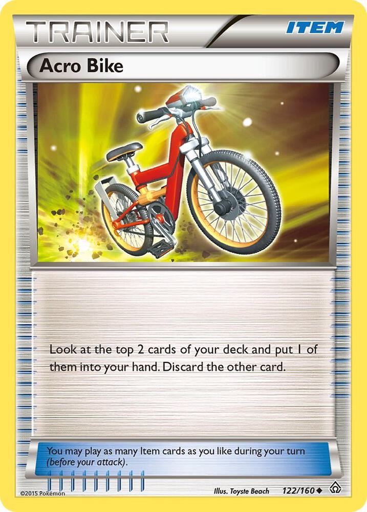 Acro Bike 122/160 card from XY - Primal Clash