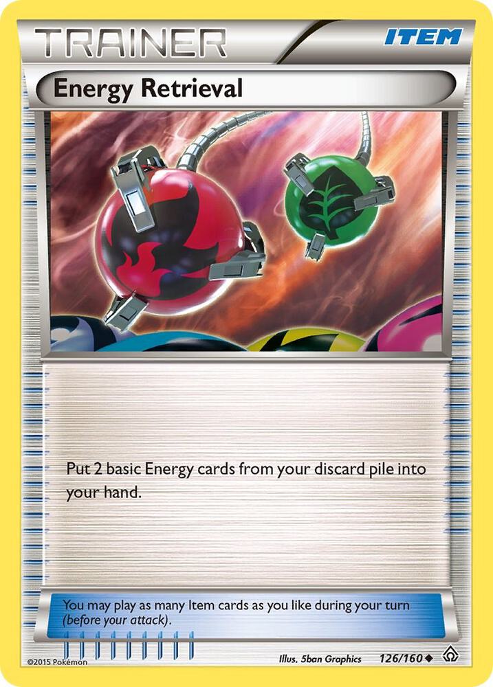 Energy Retrieval 126/160 card from XY - Primal Clash