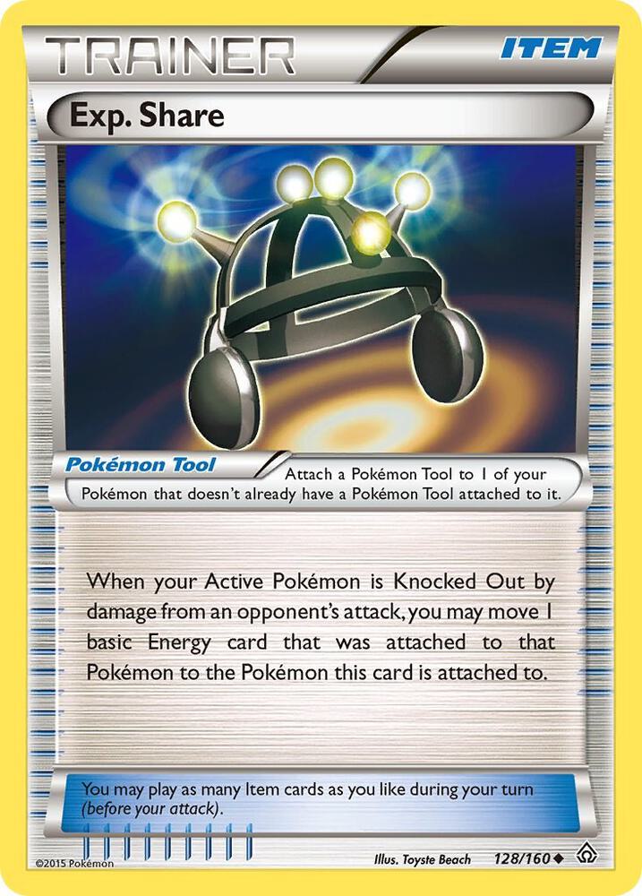 Exp. Share 128/160 card from XY - Primal Clash