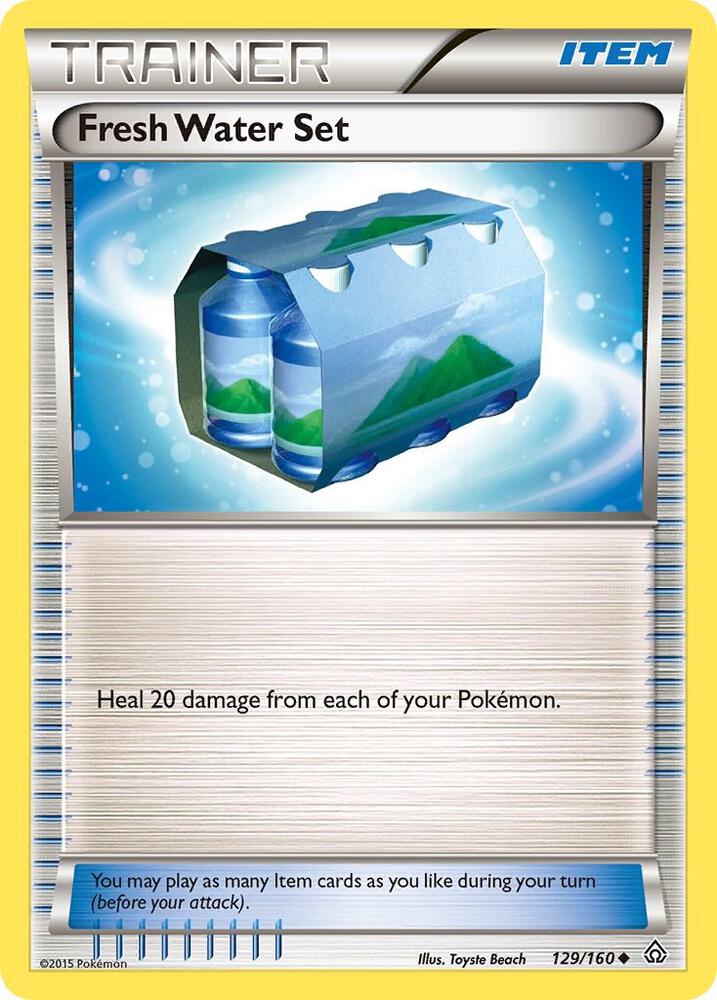 Fresh Water Set 129/160 card from XY - Primal Clash