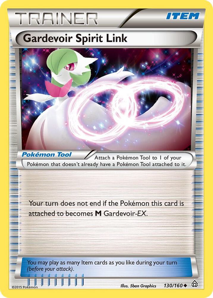 Gardevoir Spirit Link 130/160 card from XY - Primal Clash