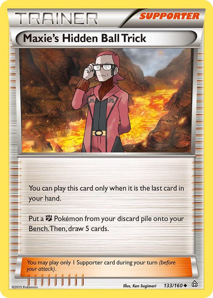 Maxie's Hidden Ball Trick 133/160 card from XY - Primal Clash