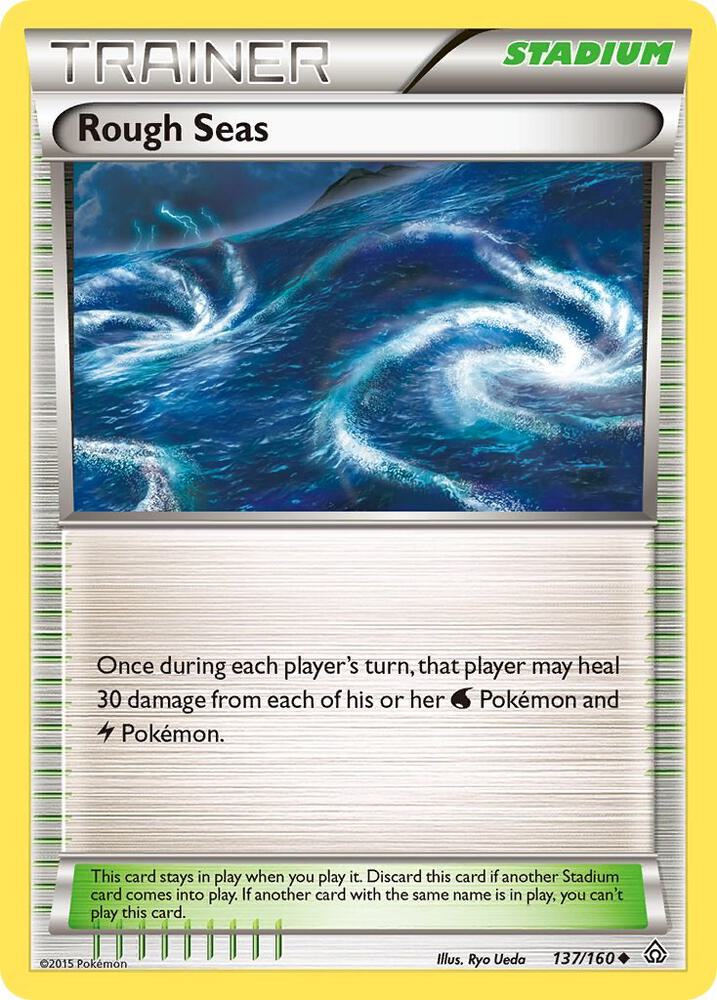Rough Seas 137/160 card from XY - Primal Clash