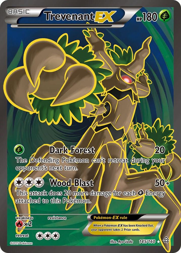 Trevenant EX (145 Full Art) 145/160 card from XY - Primal Clash