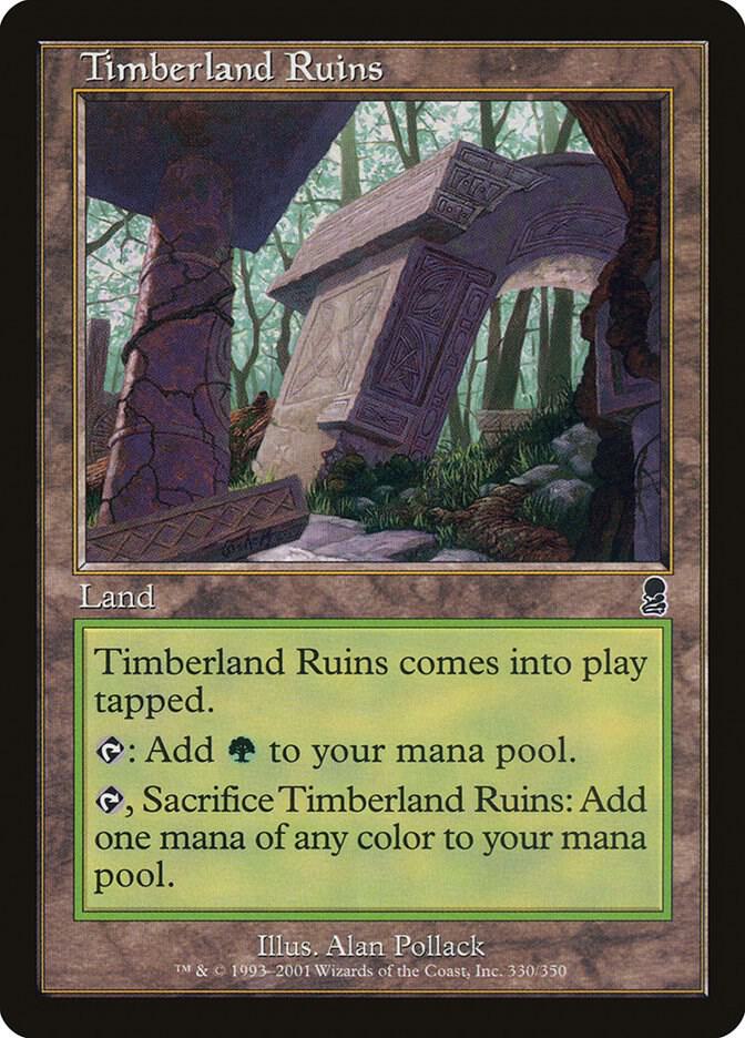 Timberland Ruins 330 card from Odyssey