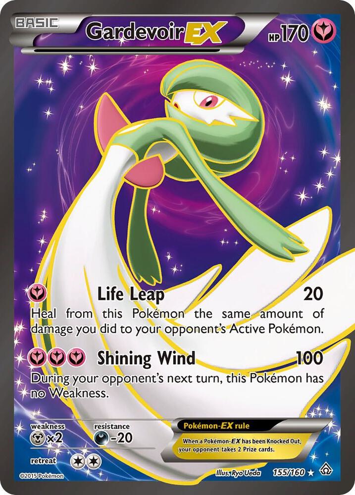 Gardevoir EX (155 Full Art) 155/160 card from XY - Primal Clash