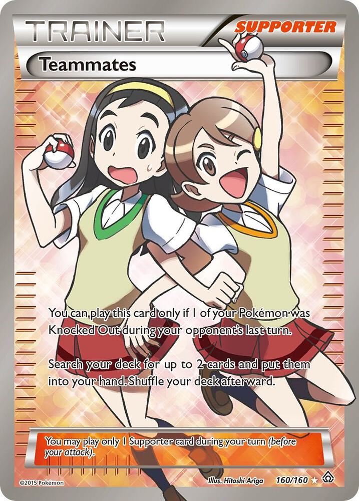 Teammates (160 Full Art) 160/160 card from XY - Primal Clash