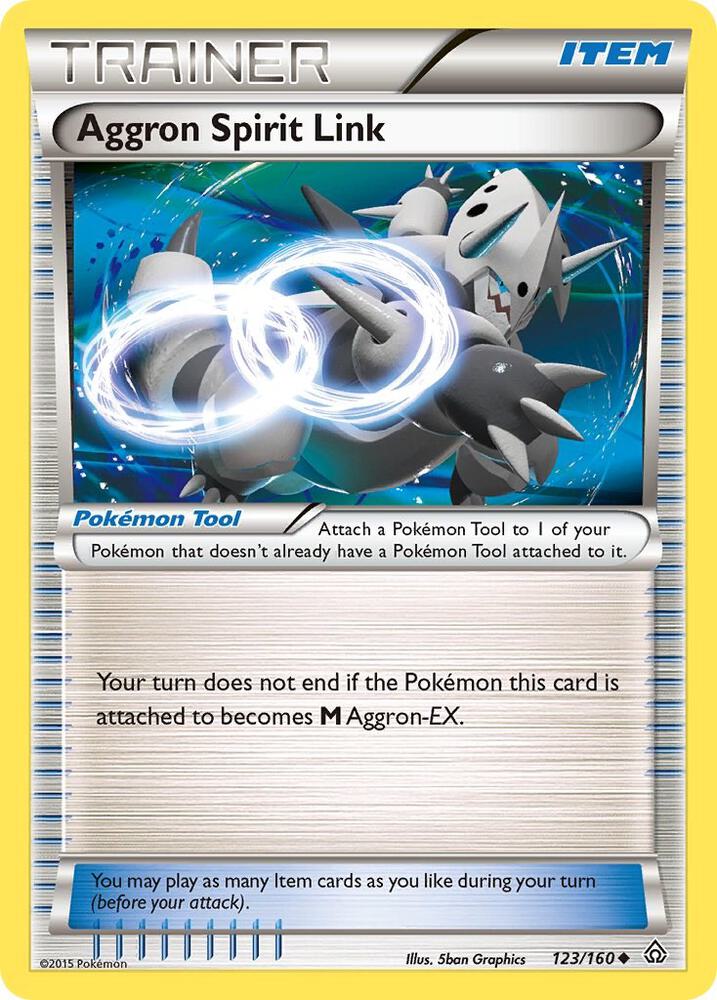 Aggron Spirit Link 123/160 card from XY - Primal Clash