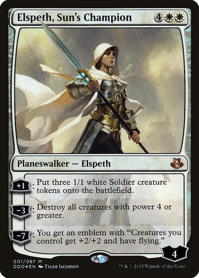 Elspeth, Sun's Champion 1 card from Duel Decks: Elspeth vs. Kiora