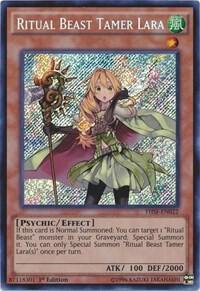 Ritual Beast Tamer Lara THSF-EN022 card from The Secret Forces