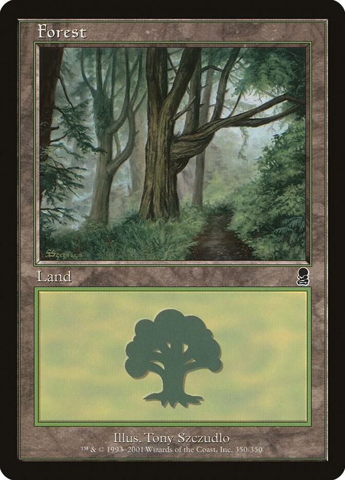 Forest 350 card from Odyssey