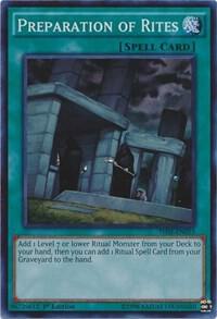 Preparation of Rites THSF-EN053 card from The Secret Forces