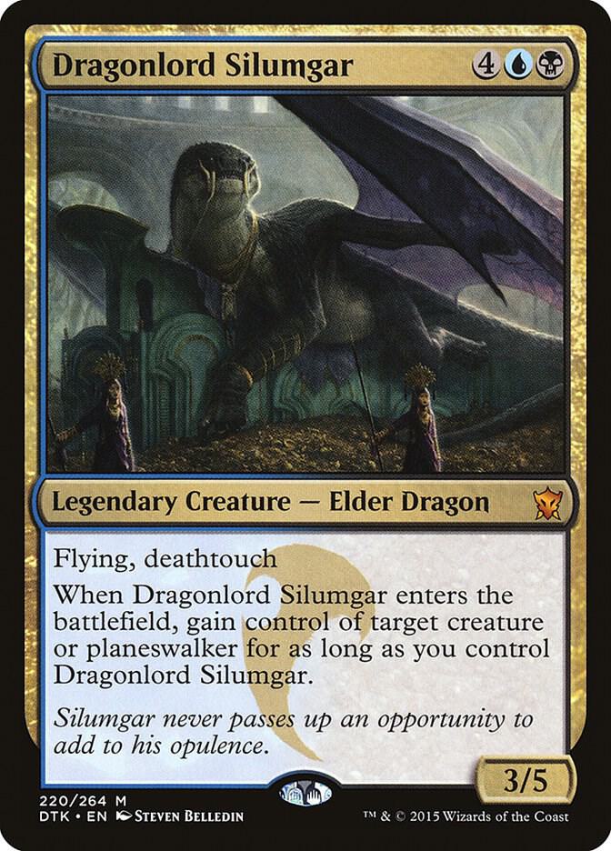 Dragonlord Silumgar 220 card from Dragons of Tarkir
