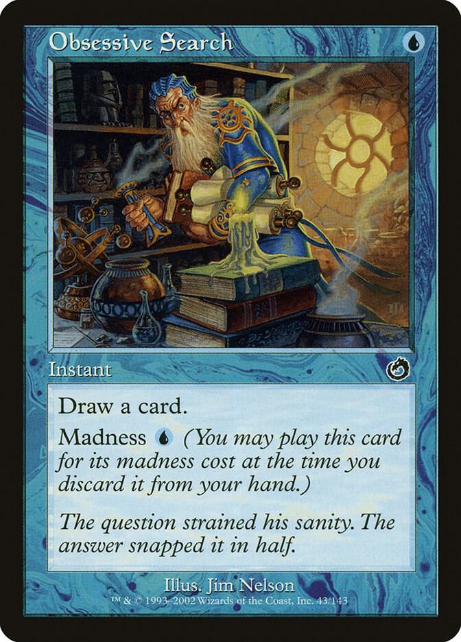 Obsessive Search 43 card from Torment