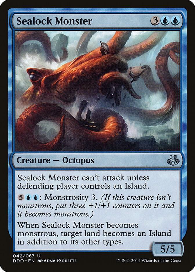 Sealock Monster 42 card from Duel Decks: Elspeth vs. Kiora