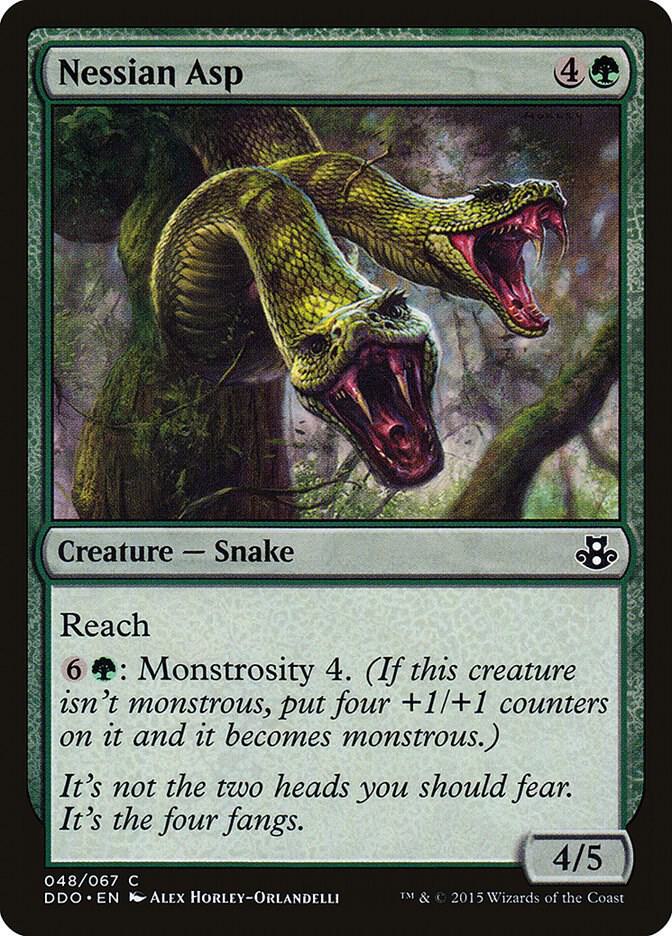 Nessian Asp 48 card from Duel Decks: Elspeth vs. Kiora