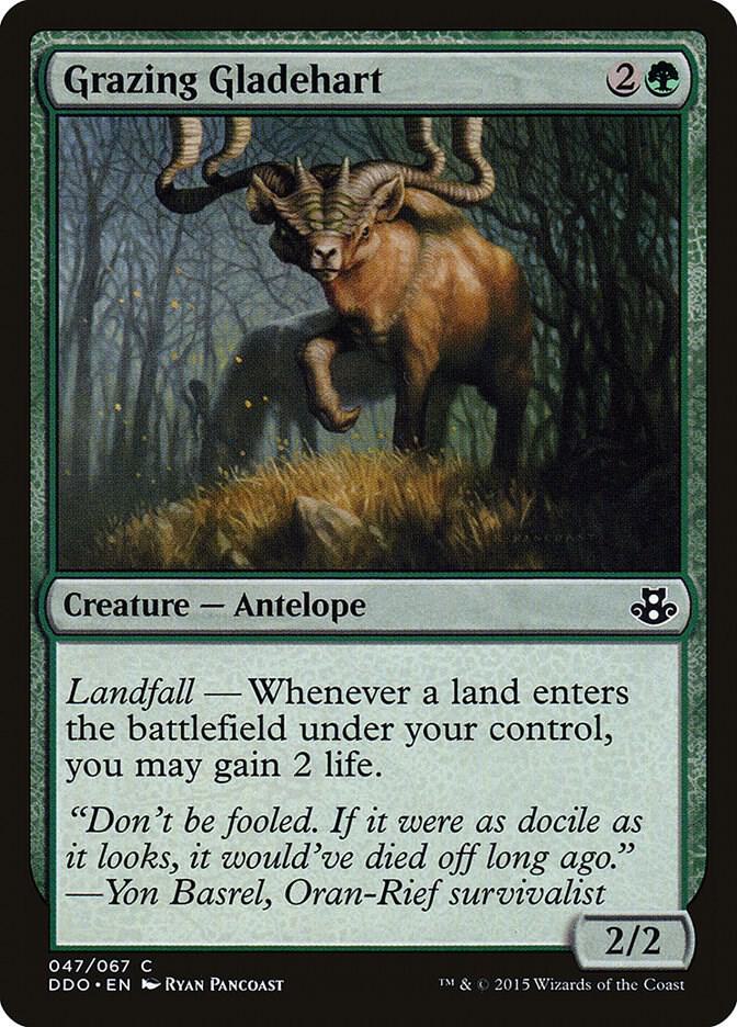 Grazing Gladehart 47 card from Duel Decks: Elspeth vs. Kiora
