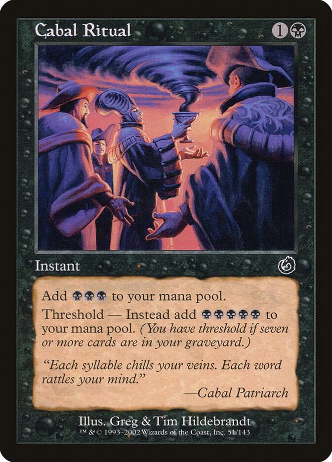 Cabal Ritual 51 card from Torment