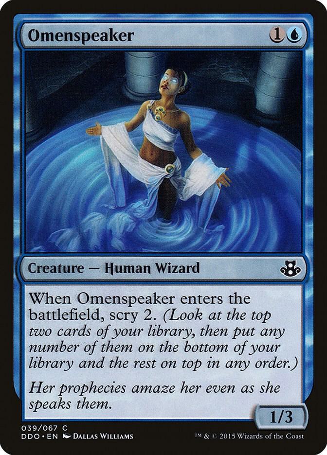 Omenspeaker 39 card from Duel Decks: Elspeth vs. Kiora