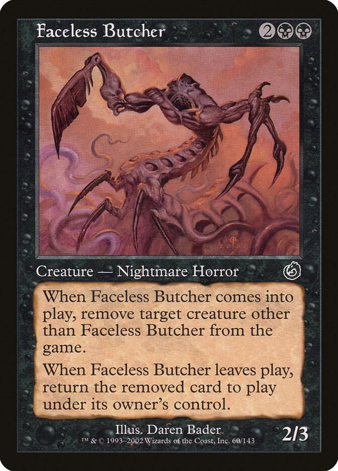 Faceless Butcher 60 card from Torment