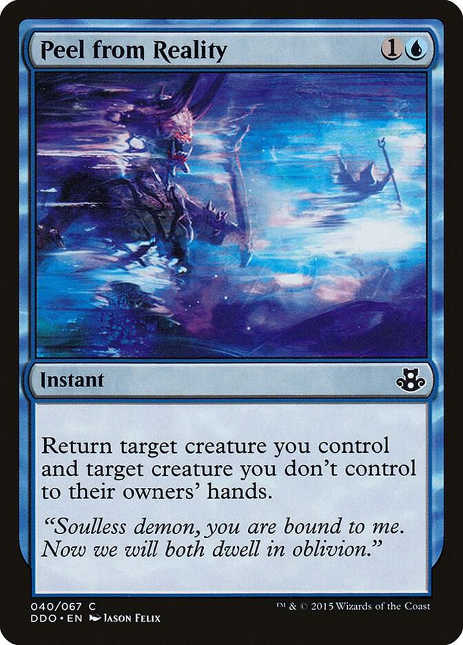 Peel from Reality 40 card from Duel Decks: Elspeth vs. Kiora