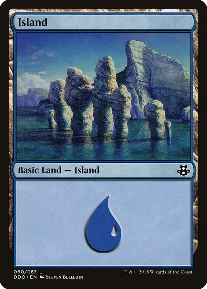 Island 60 card from Duel Decks: Elspeth vs. Kiora