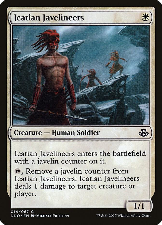 Icatian Javelineers 14 card from Duel Decks: Elspeth vs. Kiora