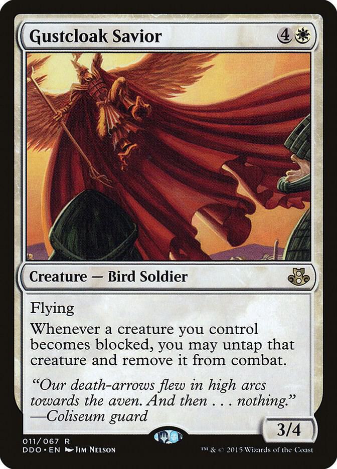 Gustcloak Savior 11 card from Duel Decks: Elspeth vs. Kiora