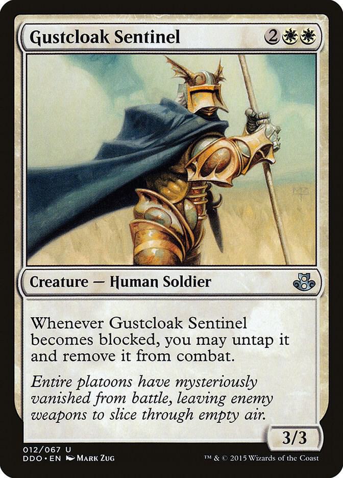 Gustcloak Sentinel 12 card from Duel Decks: Elspeth vs. Kiora