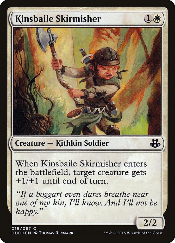 Kinsbaile Skirmisher 15 card from Duel Decks: Elspeth vs. Kiora