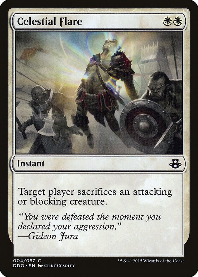 Celestial Flare 4 card from Duel Decks: Elspeth vs. Kiora