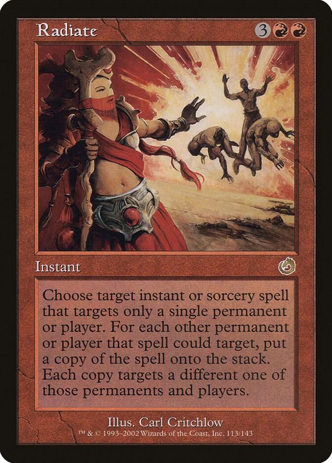 Radiate 113 card from Torment