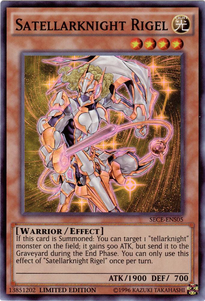 Satellarknight Rigel (SE) SECE-ENS05 card from Secrets of Eternity