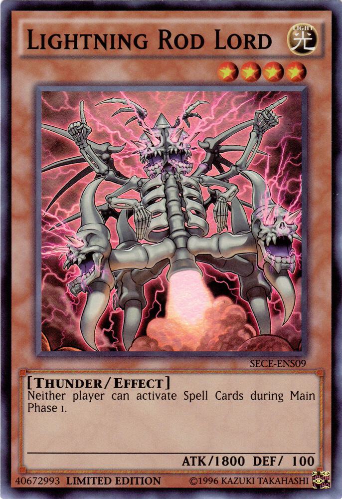 Lightning Rod Lord (SE) SECE-ENS09 card from Secrets of Eternity