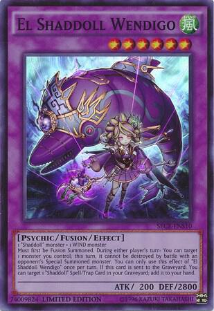 El Shaddoll Wendigo (SE) SECE-ENS10 card from Secrets of Eternity