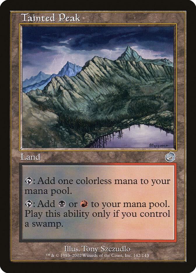 Tainted Peak 142 card from Torment