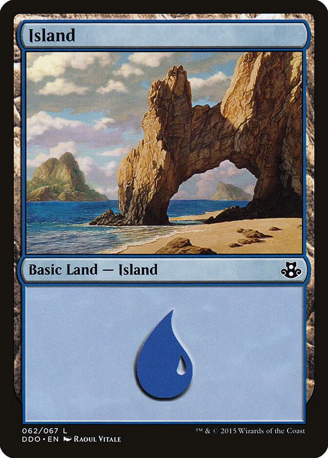 Island 62 card from Duel Decks: Elspeth vs. Kiora