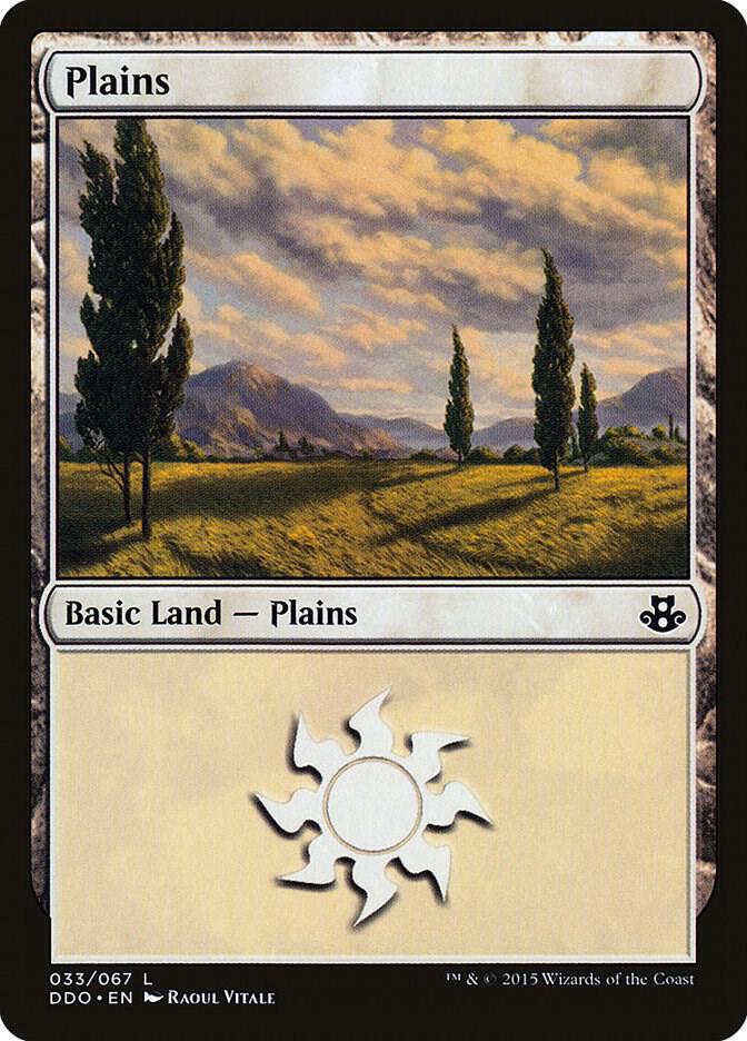Plains 33 card from Duel Decks: Elspeth vs. Kiora
